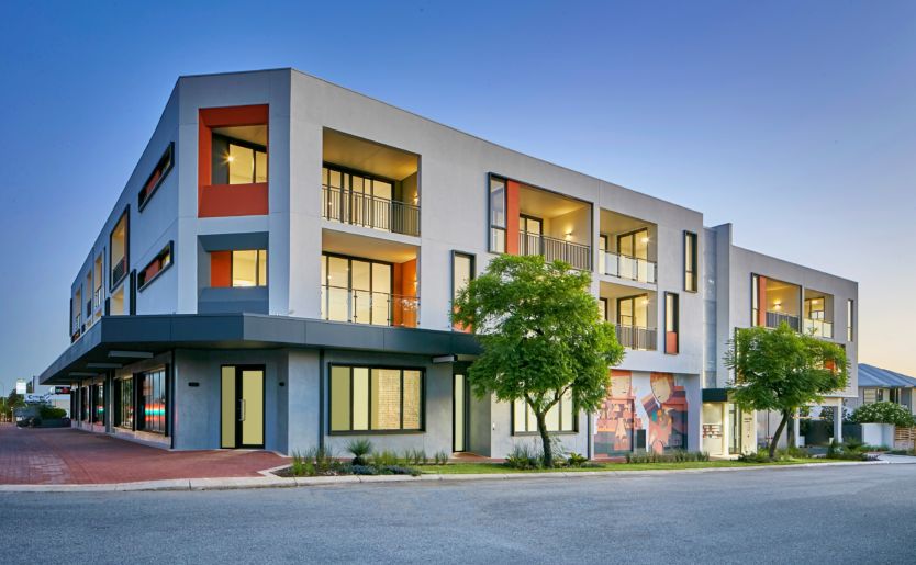 M/25 Apartments by Match in Mount Lawley professional external photoshoot